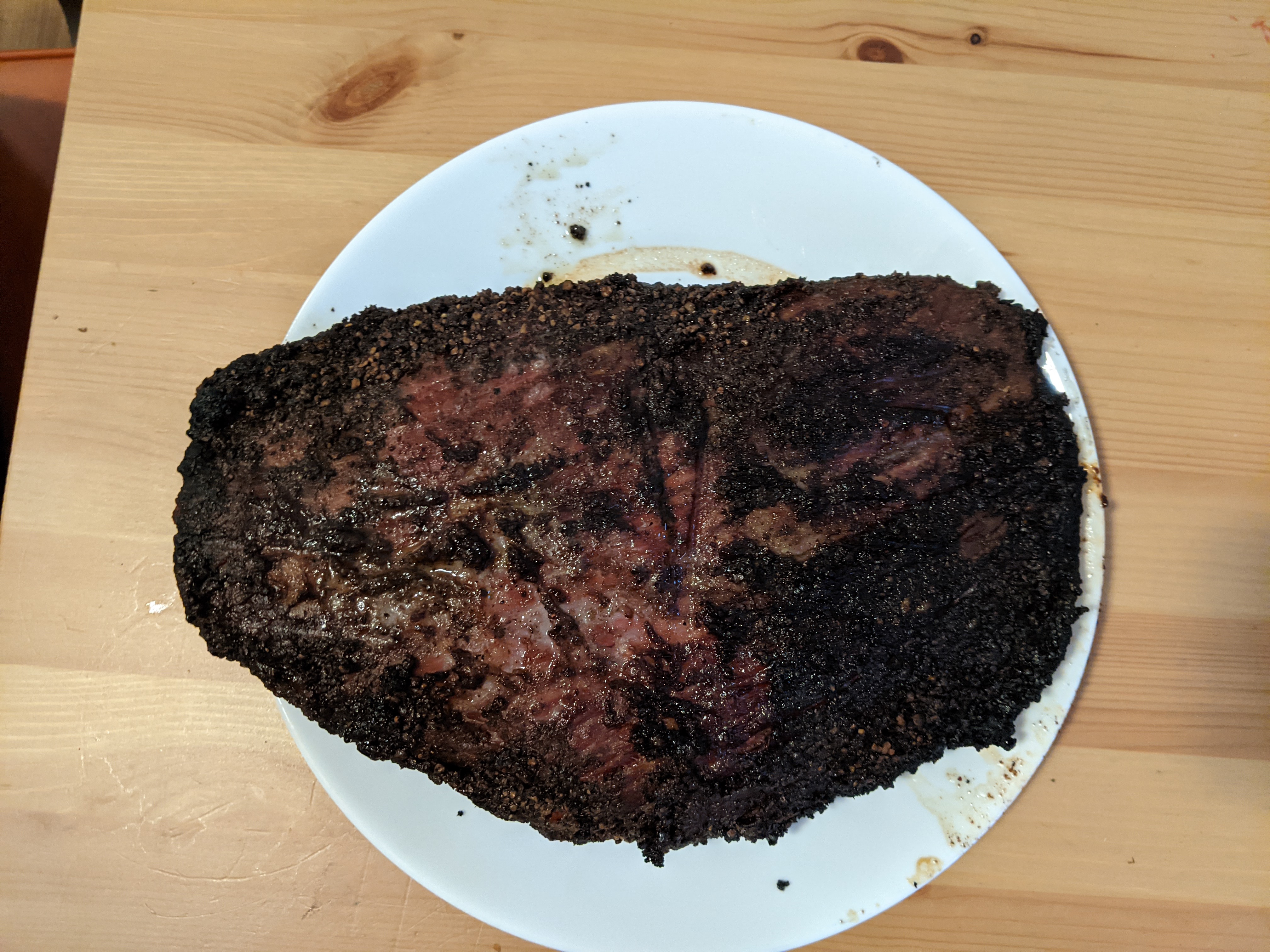 a pastrami I made from scratch